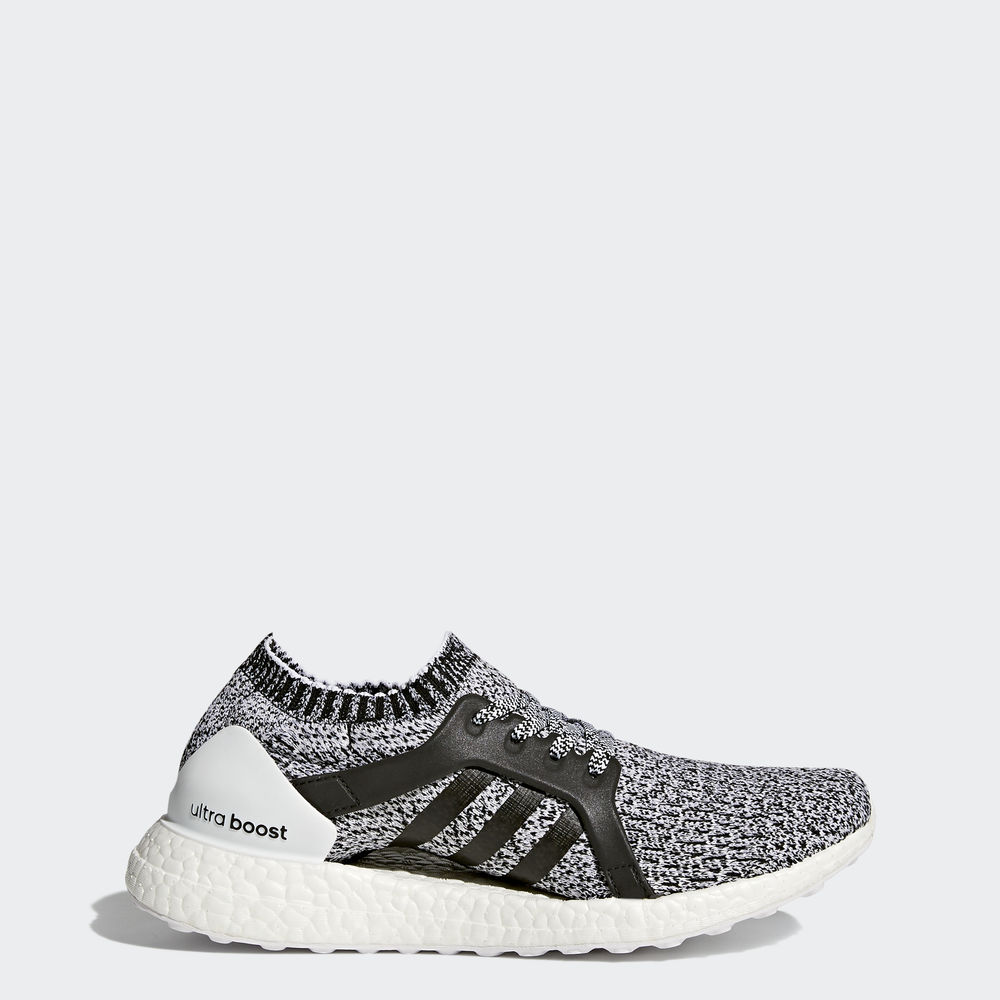 Adidas Ultraboost X - παπουτσια για τρεξιμο γυναικεια - Γκρι/Ασπρα/Μαυρα/Ασπρα,Μέγεθος: EU 36 – 54 2